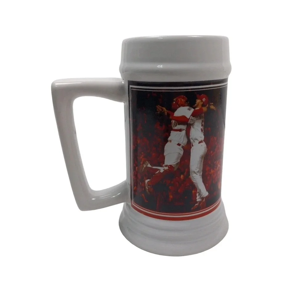 St. Louis Cardinals 2006 World Series Budweiser Beer Stein vs Detroit Tigers SGA